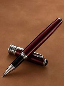 商务笔套装（1件套） - 金属签名笔 + 碳纤维中性笔 + 圆珠笔（适用于办公室/合同签署）