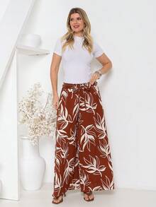 Duna Skirt Pants - 咖啡棕 - 查看 3