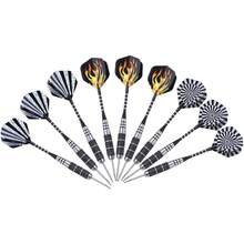 3Pcs 155mm Punta de Dardo Acero de Aluminio Dardos de Flechas de Aleación Juego de Dardos con la Impresión de PET Volado de Níquel para Tablero ( Size : L4 ) - 1 - Ver 5