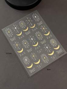 1pc Luxury Gold Bronzing Cross Nail Stickers Jewelry New Craft Light Decorative Stickers Nails - Dusty Pink - View 5