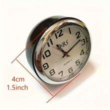 Unisex Mini Quartz Desk Clock, Portable Minimalist Creative Silent Bedside/Student Exam/Car Clock