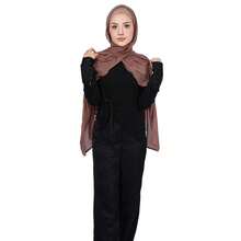 Modal Cotton Hijab Scarf For Women With Undercap Set,Tan - Tan - View 5