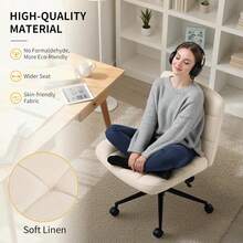 Home Office Chairs - Beige - View 6