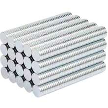 20pcs 7x2mm Super Strong Neodymium Magnet, Magnetic Imanes Disc - Silver - View 7