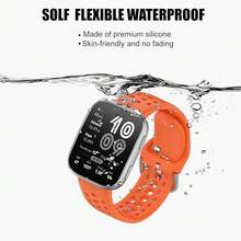 Compatible With Amazfit Bip 6 Band, 22mm Width Silicone Replacement Strap For Amazfit Bip 6 Smartwatch{Inchcolor_nameinch:InchDeepGreyinch} - 深灰色 - 查看 8