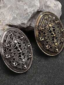 1 chiếc trâm cài áo bùa hộ mệnh cổ điển sáng tạo mới, dây chuyền mặt dây chuyền Viking Celtic Bắc Âu, quà tặng trang sức may mắn cho nam và nữ - Cái mới - Xem 8