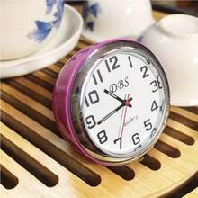 Unisex Mini Quartz Desk Clock, Portable Minimalist Creative Silent Bedside/Student Exam/Car Clock