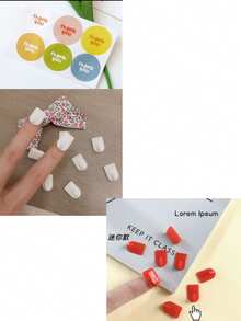 9个迷你挂钩，项链挂钩，珠宝挂钩，迷你多用途挂钩，迷你自粘挂钩，卧室书桌厨房浴室多用途挂钩，墙装式自粘挂钩，珠宝悬挂收纳挂钩，项链手链吊坠展示架 - 彩色 - 查看 8