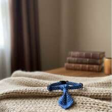 PINCOOL 宠物圆点项圈带铃铛和牵引环，适用于狗和猫