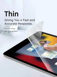 Yezodawee 适用于 iPad 第十代 10.9 英寸（2022 款）的屏幕保护膜，[兼容面容 ID 和 Apple Pencil]，柔性屏幕膜，防刮花，高清，防指纹，平板电脑屏幕保护膜，配件数量随机，兼容 Apple iPad Mini/Air/Pro/1/2/3/4/5/6/7/8/9/10 代/7.9 英寸/8 英寸/9.7 英寸/10.2 英寸/10.5 英寸/10.9 英寸/11 英寸/12.9 英寸/2016/2017/2018/2019/2020/2021/2022/2023/2024/M2/M4 - 1pc - 查看 3