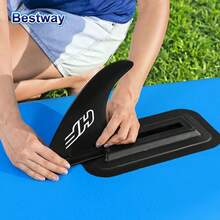 Bestway 65373 Water Cruise Surfboard Set, Inflatable Vertical Paddleboard Anti-Slip Deck, Including Paddleboards, Paddles, Hand Pumps, Backpacks, Ropes, Fins, Suitable For Adults Of All Levels, 12'6" X 31" X 6"/3.81m X 79cm X 15cm - Blue - View 5