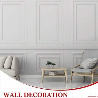 1 st 1m x 2,2/3/4cm vägglist, självhäftande PVC-väggdekorativ list, väggpanel heminredningslist, självhäftande flexibel väggdekorationslist för stolslist, självhäftande panelkantning gör-det-själv-hem väggskåpsram spegel, flexibel stolslist klassisk väggdekor, självhäftande vägglist för heminredning, lämplig för sovrum, arbetsrum, vardagsrum, kontor, badrum och kök