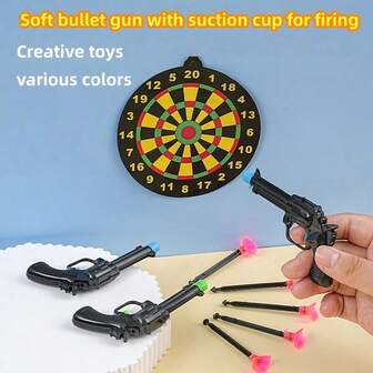 Eltern-Kind Soft Dart Blaster, kreative Saugnapf Dartpistole, Bildungsspielzeug für Jugendliche, Outdoor-Aktivität
