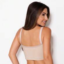 Kit Of 2 Post-Surgical Bras, Low-Cut, Aesthetic, Front Opening, Reinforced Breast Support, Post-Operative Breast Augmentation, Silicone Breast Support - Khỏa thân - Xem 2