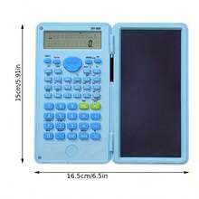 【多色折叠式科学计算器】功能计算+内置书写板+便携式存储，适用于学生数学计算/办公工程计算/考试公式记录，高品质实用一体化工具，提升学习和工作效率 - 彩色 - 查看 7