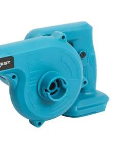 Soplador de hojas inalámbrico, barredora/aspiradora eléctrica de mano 2 en 1 con batería de litio de 18 V 2,0 Ah para soplar hojas, limpiar polvo, basura pequeña, automóvil, unidad principal - Azul - Ver 4