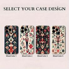 Funda para phone 17 Pro con diseño de nogal agrietado. Compatible con phone 17, 17 Pro, 16 Pro y modelos 11 a 16 Pro/Plus. Incluye soporte. Un excelente accesorio para Halloween. - Colores mixtos 2 - Ver 2
