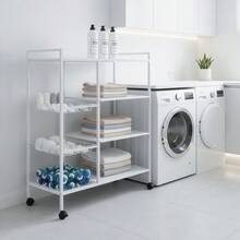 Storage Rack - White - View 1