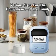 P5 Label Maker Machine With Tape, Small Thermal Sticker Printer Portable Bluetooth