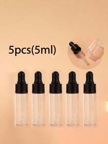5/10/20 Pcs 1ML Essential Oil Glass Dropper Empty Bottle Sample Bottle, With Glass Pipette Dropper, Used For Eye Dropper Essential Oil Bottle, Perfume Aromatherapy Cosmetics Container, Travel Container Good Things ﻿ - Multicolor - View 14