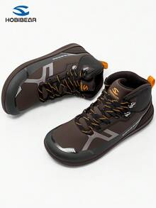 HOBIBEAR Barefoot Wide Toe Outdoor Hiking Shoes, Waterproof Non-Slip Leather Hiking Shoes For Men And Women, Suitable For Hiking, Trekking, Travel, Trail Running