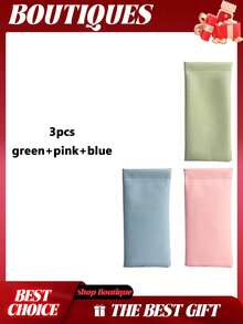 4 件装眼镜盒、压缩眼镜盒、眼镜盒、眼镜袋、太阳镜袋、钱包用太阳镜袋、太阳镜袋