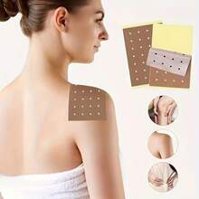 10/50/100片装天然虎皮贴，虎皮加热贴，传统中草药加热贴，持久有效，适用于背部、膝盖、颈部、肩部、肌肉等部位