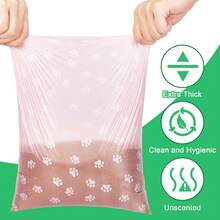 15/45/60/90pcs Disposable Plastic Cat And Dog Poop Bags, Suitable For Outdoor Walks And Travel. Multiple Colors Available. Pet Poop Bags, Dog Poop Bags, Leak-Proof, Thick Garbage Bags, Collection Bags, Garbage Bags, Compostable, Cute Poop Design Garbage Bags (15pcs/Roll). - Multicolor - View 12