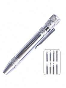 8-In-1 Screwdriver Set, Aluminum Alloy Material, Flat Head Manual Screwdriver, Portable Repair Tool, Men's Tool - Multicolor - View 11