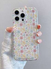 Teléfono Teléfono 17 Pro Case1 Bow Gingerbread Man Snowflake Tree Series Teléfono, Material Tpu Teléfono con Airbag Transparente, Se Puede Dar Como Vacaciones Xs/ Xs /11 12 13 14 15 16 17Pro /Promax/14 15 16 Plus /17/17Air Fundas para Teléfonos Móviles Niños Y Niñas - transparente - Ver 4