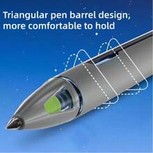 4pcs 0.5mm Black Quiet Ballpoint Pens, Suitable For Exams, Office, And Library Use - 4pcs - View 6