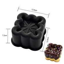 Non-Stick Silicone Baking Molds, Square, Star, Heart, Flower Cake Molds, Suitable For Pudding, Mousse, Chocolate, Jelly, Pancake, Bread, Cheesecake And Other Baking, Can Be Used As Fancy Cake And Pastry Molds, Valentine's Day Party, Home Decor, Home Gifts - SKU Image Color - View 14