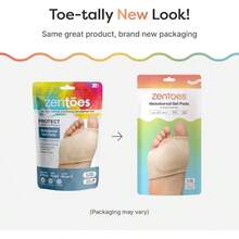 Metatarsal Pads Men And Women - Ball Of Foot Cushions Sesamoiditis, Metatarsalgia, Morton's Neuroma - 2 Pairs Fabric Sleeves With Gel Inserts Medium, Beige - 米色 + 小號 - 查看 8