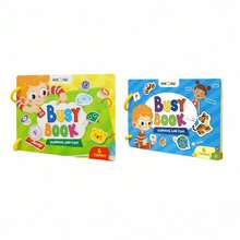 beartale 蒙特梭利幼儿益智游戏板，包含多种主题，帮助孩子学习身体、情绪、食物、交通工具、农场动物和太空知识。DIY益智感官玩具，寓教于乐，培养精细动作技能。适合3岁及以上男孩女孩。 - 彩色 - 查看 12