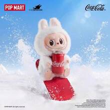 1 Random POP MART Labubu Coca Cola Plush Doll Toy Blind Box Single Box Cartoon Cute Collectible Action Figure Desk Ornament Ideal Festival Gift For Family Friends - Red - View 6