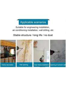 1pc/2pcs/3pcs Dust Cover For Impact Drill, Household Electric Drill Anti-Dust Connection, Dust Cup Accessory Tool - Blue - View 8