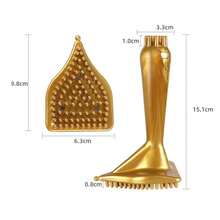 Bàn chải massage unisex, bảng cạo Gua Sha, bàn chải massage Gua Sha bằng nhựa, bàn chải tinh dầu, bàn chải massage đa chức năng có chức năng sưởi ấm. - Nhiều màu - Xem 8