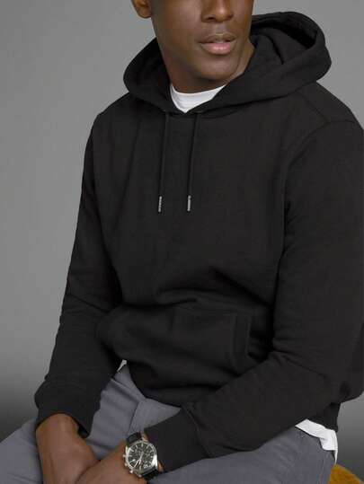 Men's Casual Loose Fit Hoodie Sweatshirt, Fashionable Style, Suitable For Autumn/Winter