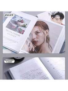 60-Fach A4 Aktenordner, geeignet für A4 Dokumente wie Prüfungsunterlagen, aus PP Material, transparent & wasserdicht, praktisch für Zuhause, Schule, Büro Dokumentenaufbewahrung und -organisation, ideal für den Schulanfang - Einzelstück - Übersicht 5