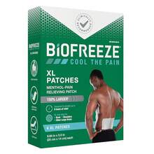 Biofreeze Large Pain Relief Patches, Menthol Pain Patches Lower Back, Neck, Knee, & Shoulder, Comfortable & Flexible Fabric Stays In Place, Eligible, 5 Ct - Lớn - Xem 5