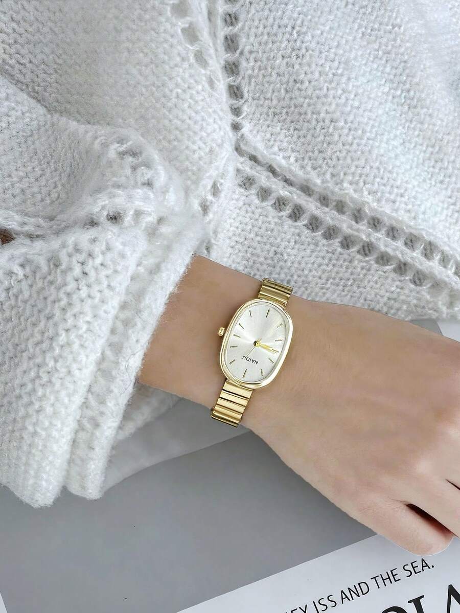 1pc Vintage Elegant Quartz Watch For Women, Versatile And Suitable For Daily Decoration