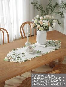 Vải Polyester 100%, Thủ công thêu tinh xảo, Khăn trải bàn bếp/ăn, Trang trí nhà cửa, Họp mặt gia đình, Trang trí ngày lễ, Trong nhà/Ngoài trời, Tiệc biệt thự, Hẹn hò, Đồ nội thất ngoài trời, Trang trí phòng, Tiệc tùng, Trang trí đám cưới, 1 khăn trải bàn - Nhiều màu - Xem 14