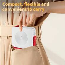 1个M60便携式迷你投影仪，带WiFi，1080P高清，180°旋转支架，兼容iOS/Android/Windows/USB，60 ANSI流明，16:9屏幕比例，LCD显示屏，按键控制，100-240V电源，无需电池