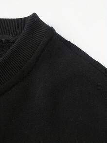 Men Italia Flag Text Print Sweatshirt Navy Blue Casual Pullover With Italia Logo Relaxed Fit Round Neck Sweater ForThemed Outfits Casual Ttire Sweat Shirts Sizes Men Crew Neck Sweatshirt Crewneck Sweatshirt Men Men Clothes Cool Sweaters Hoodies For Men Men Sweatshirts Shirts Men Streetwear Crewneck Winter Clothes For Men Loose Fit Graphic Sweatshirt For Men Sweater Men Men Crewneck Sweatshirt Men Clothing Fall - 黑色 - 查看 4