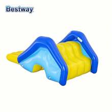 Bestway 52453 Inflatable Pool Water Slide Poolside Water Slide With Built-In Sprinkler 2.47 M X 1.24 M X 1.00 M (Without Pump) - Yellow - View 3