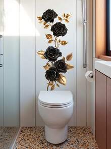 1 件紫色花朵蝴蝶墙贴可移除花卉装饰撕下粘贴壁画墙贴适用于客厅卧室门过道沙发电视背景墙家居装饰房间装饰墙壁装饰浴室装饰墙壁艺术厨房家居装饰客厅墙纸房屋装饰卧室装饰房间装饰用品客厅装饰