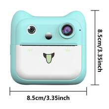 Máy ảnh kỹ thuật số 8MP dành cho trẻ em, quay video HD 1080P, chụp ảnh tua nhanh 3s/5s/10s, phù hợp cho bé trai và bé gái từ 3-12 tuổi (Hồng/Xanh dương), quà Giáng sinh, Năm mới, quà tựu trường. - A25 - Xem 4