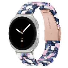 Harz Armband für Samsung Galaxy Watch 8, Galaxy Watch 8 Classic 46mm Ersatzarmband, passt auch für Galaxy Watch 8 40mm und 44mm, mit Edelstahl Schnalle - Galaxy Uhr 8/8 Classic - Übersicht 12