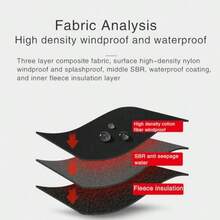 1 Pair Of Fleece Windproof Coldproof And Waterproof Winter Warm Outdoor Sports Fitness Cycling Gloves For Men And Women