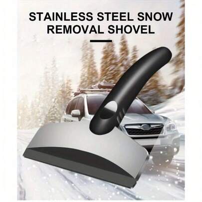 1/2pcs Multi-Functional Car Snow Shovel, Winter Windshield Deicing And Scraping Tool, Glass Snow Shovel Tool, Car Accessories, ABS Material, No Battery Required, With Ergonomic Handle And Durable Blade, Suitable For Driving In Snow And Ice Conditions